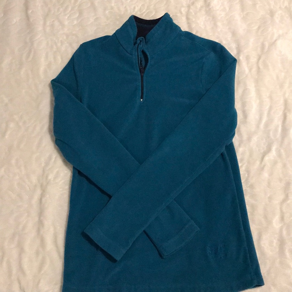 Aqua Half Zip Sweatshirt